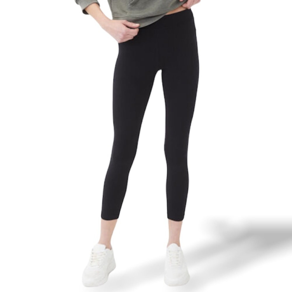 AEROPOSTALE Live Love Dream High-Rise Capri Leggings in Black Fox 🦊 Size XS
